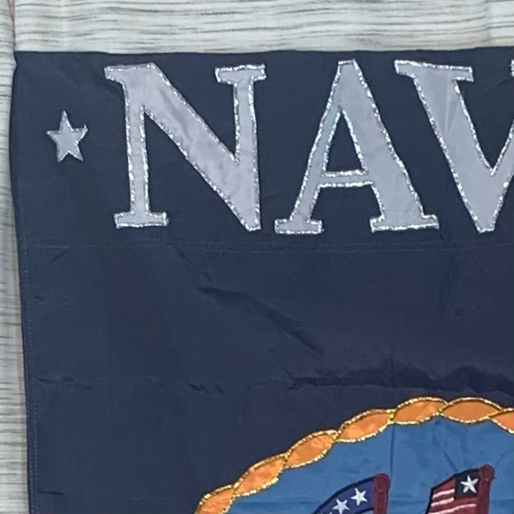 United States Navy Emblem Banner.